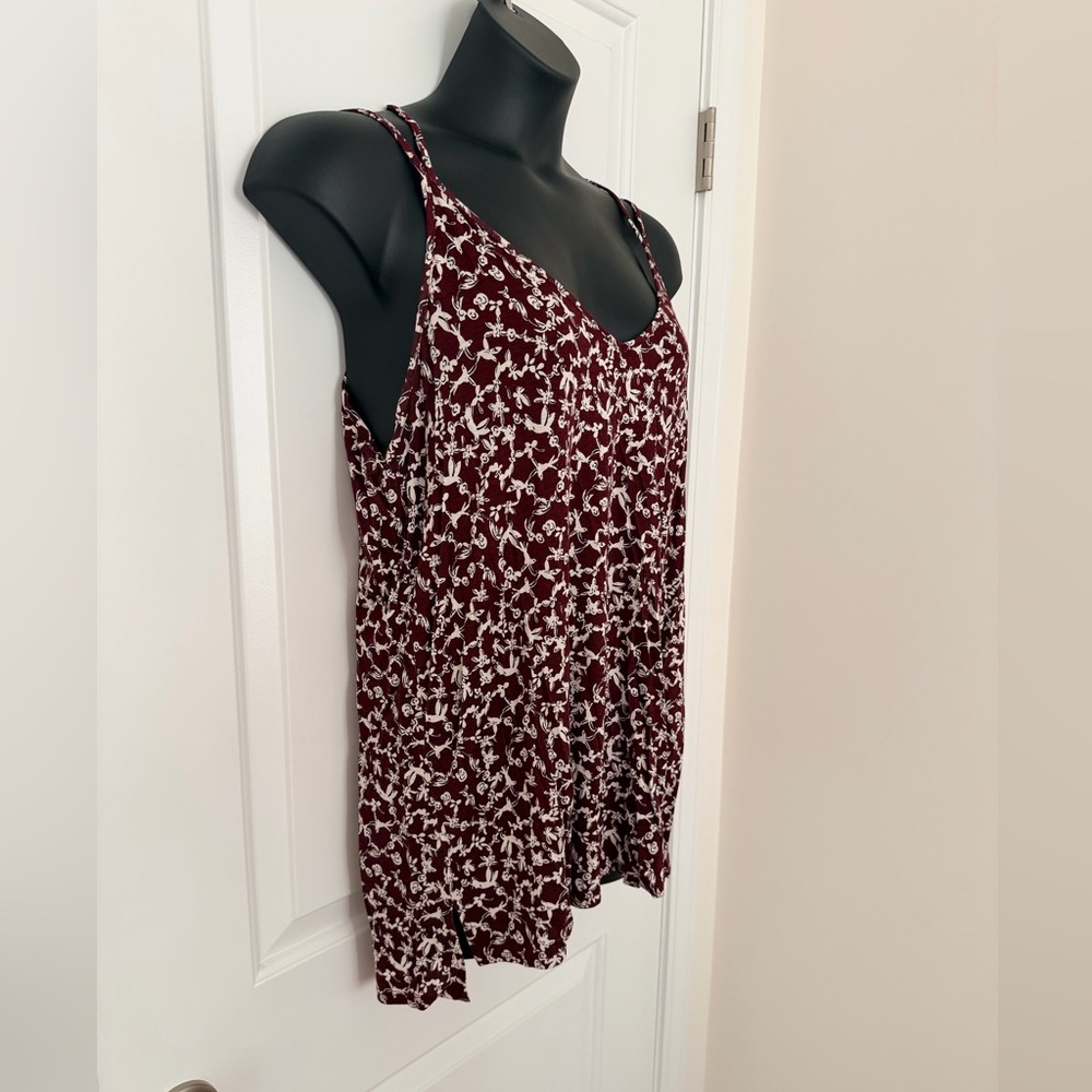 Maurices Women's Criss-cross Spaghetti Strap Flowy Tank Top XL